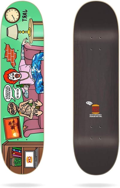 Skateboard Dek - Plank - Street Skate - Hard Rock Esdoorn - 8.125 Inch Breed