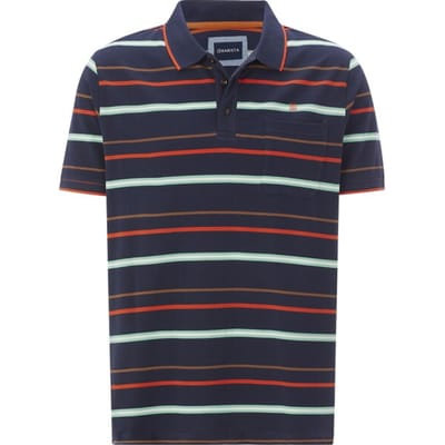 Babista herren Poloshirt - 48/50 - donkerblauw - Plus Size