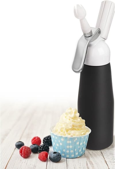 Slagroomapparaat Zwart 680 ml - Slagroomspuit - Slagroomdispenser - Slagroommaker - Slagroom