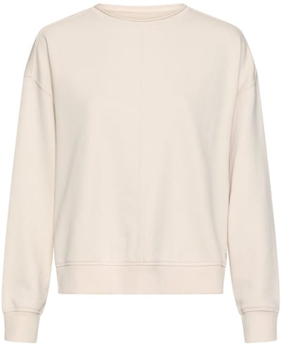 camel active Sweatshirt van katoenmix - Maat womenswear-XXS - Haver