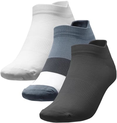 4F Sokken Dames Antraciet, denim, Wit ++10 - Maat 35-38