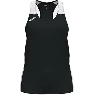 Joma Record Ii Mouwloos T-shirt Zwart M Vrouw