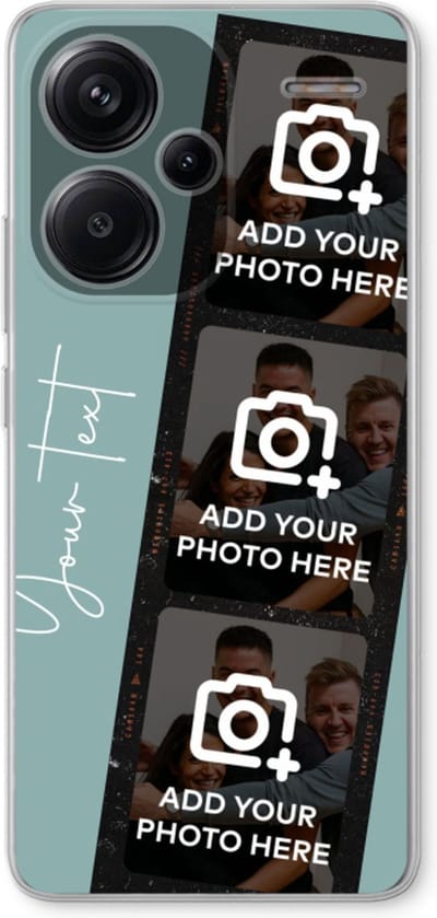 Gepersonaliseerd - Case Company® - Hoesje geschikt voor Xiaomi Redmi Note 13 Pro plus hoesje - Filmrol N°1 - Soft Cover Telefoonhoesje - Bescherming aan alle Kanten en Schermrand