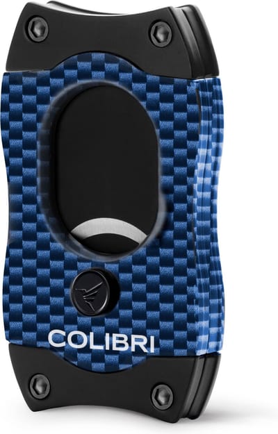 Colibri S-Cut Sigarenknipper - tot 66 Ring Damesmaat - Sigaar Knipper met Anti-kleef Coating - Blauw