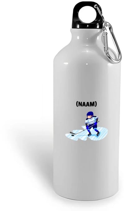 Hacebo® - ijshockey met eigen naam waterfles - Sport - ijshockeyer - Sport - water fles - 400ML