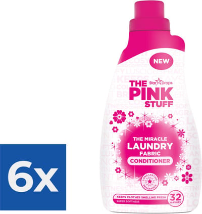 The Pink Stuff The Miracle Wasverzachter 960 ml - Voordeelverpakking 6 stuks