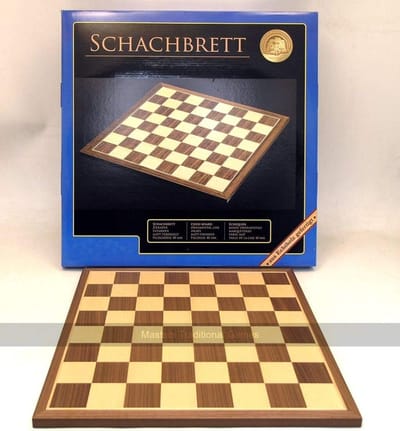 Schaakbord Kopenhagen - Strategie spel - Tafelspel - Houten bord - 45 mm velden - Meerkleurig