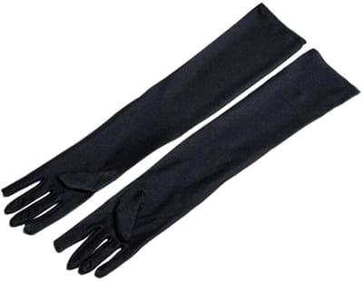 Allecto - Satijnen handschoenen - Elegante avondhandschoenen - Lange operahandschoenen - 52 cm - Danshandschoenen - Bruiloft en cosplay