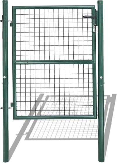 Duurzame Tuinpoort 125 x 100 cm - Robuuste Tuindeur met Slot en Sleutels - Perfect voor Tuin en Terras