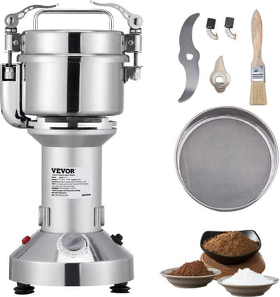 Grinder Elektrische Graanmolen 150g Slijpmachine 1050W Multifunctionele Keukenmolen Meelpoeder Machine Timing Droge Molen voor