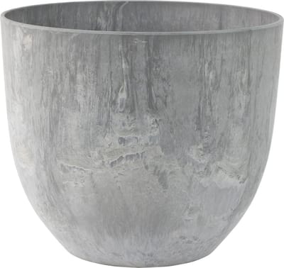 Ter Steege Plantenpot - betongrijs - kunststof - D33 x H29 cm - bloempot