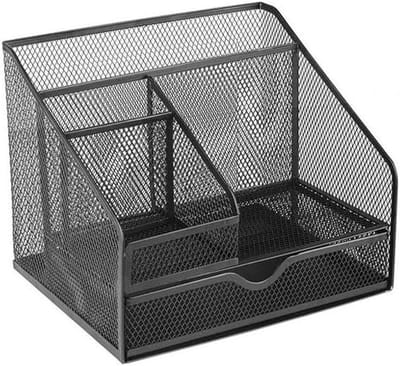 Metalen Bestandhouder - Documentenrek Kantoor - Werkruimte Organiseren - Duurzame Poedercoating - 25 x 20 x 20 cm - Zwart