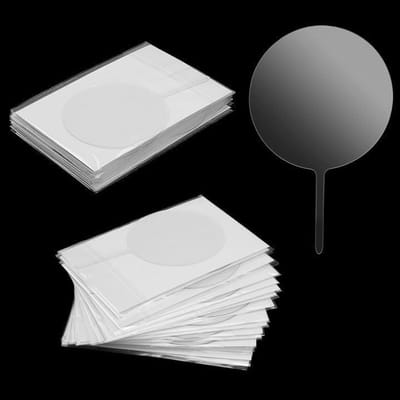 Ronte - Acryl Cirkel Cake Toppers 10 stuks - Ronde Acryl Disc Cake Topper - Verjaardag, Bruiloft, Feest