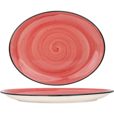 Bonna Serveerschaal - Aura Passion - Porselein - 36x28 cm - set van 2