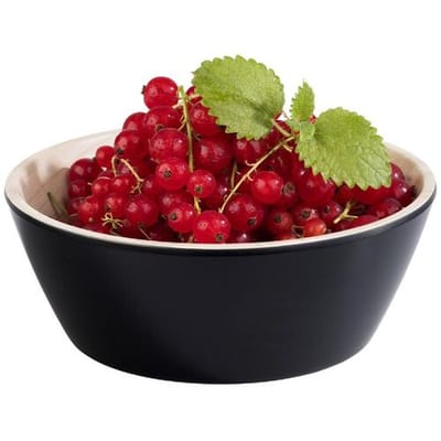 GGM Gastro (6 Stück) Schale - FRIDA - Melamin - 0,44 Liter - Ø 150mm - Schwarz