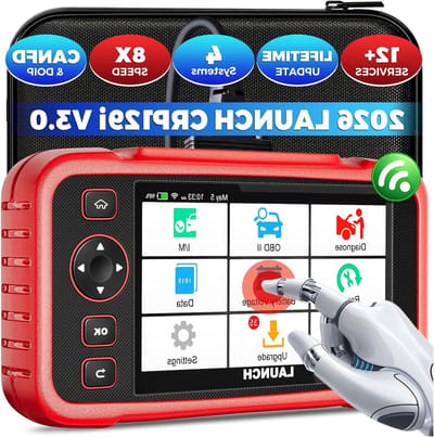 OBD2 Diagnoseapparaat - Autolezer - Voertuigonderhoud - 4 Systeemdiagnose - 5 Inch Touchscreen - Zwart