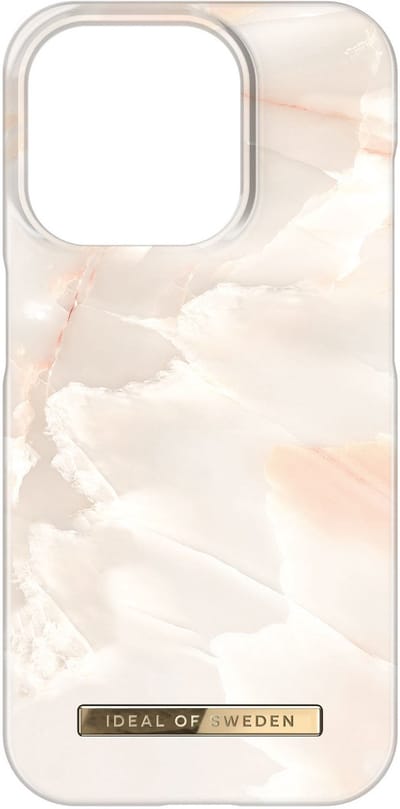 iDeal of Sweden Fashion Backcover geschikt voor MagSafe geschikt voor iPhone 15 Pro - Rose Pearl Marble