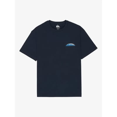 Quiksilver Ev Fade Spectrum T-shirt Met Korte Mouwen Blauw S Man