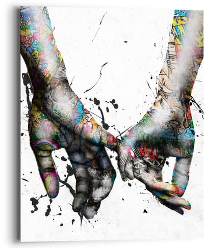 Schilderij Liefde - 50 x 40 - Hout - REINDERS