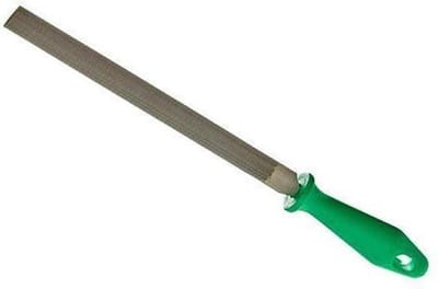Nicholson vijl halfrond 10 inch basterd met hecht