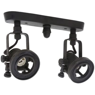 KS Verlichting Prescott Double Spot black