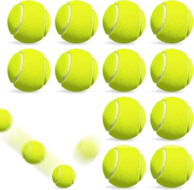 Tennisballen 12 stuks - Recreatieve Tennissen voor Kinderen en Beginners - Geschikt voor Training en Hondenuitlaten