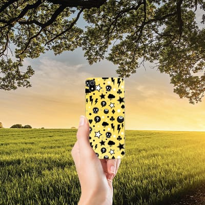 Silicone Back Case Xiaomi Redmi 7A Punk Geel