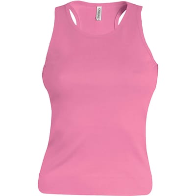 Tank Top Dames S Kariban Mouwloos Fuchsia 100% Katoen