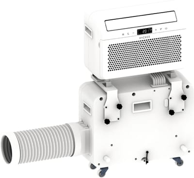 Ombouwset voor HyBreeze Air Airco — Thuisgebruik Kit met Wielen & Afvoerslang (zonder unit)