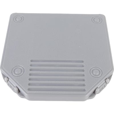 Boîte de rangement vide pour bandes 7 pouces en plastique, étanche à la poussière, pour bandes audio bobine ouverte, avec papier étiquette, gris gris