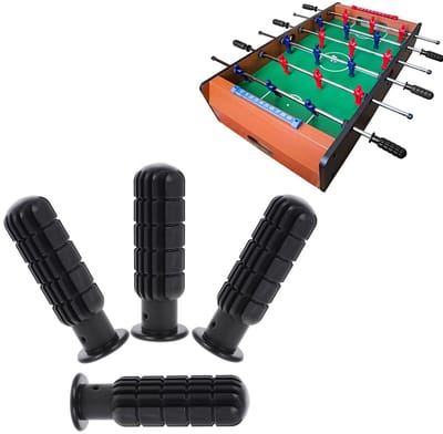 Allecto - Antislip Handgrepen voor Tafelvoetbal - Robuuste PVC kwaliteit - 8 mm diameter - Verbeterde grip - Ideaal voor tafelvoetbal - Geschikt vo...