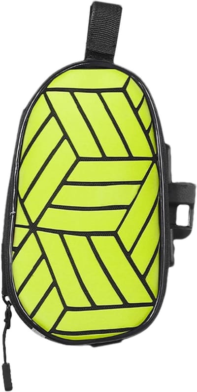 Fietszadeltas - Onderzadel tas - Fietsen - Reflecterende strook - 1.2 liter - Groen