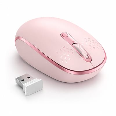 Sounix Draadloze Muis - 2.4G - Voor Laptop en Computer - DPI 1600 - Stil -Roze
