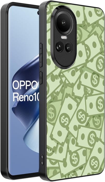 Smartphonica Telefoonhoesje Geschikt voor Oppo Reno 10 / 10 Pro met Geld Opdruk - TPU Backcover Case With Money Design geschikt voor Oppo Reno 10;Oppo Reno 10 Pro