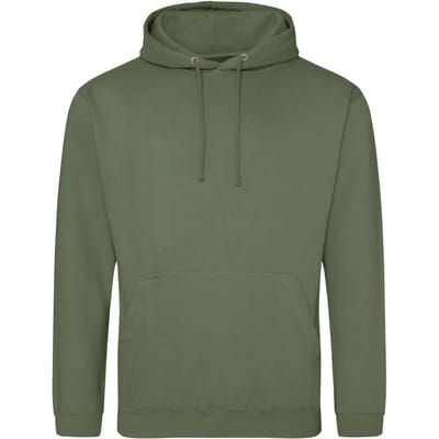Just Hoods College Hoodie JH001 - Earthy Green - 3XL