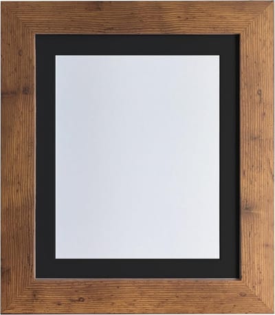 Houten fotolijst met Passe-partout voor fotomaat 40x30 cm of 12x8 inch