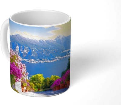 Mok - Koffiemok - Lake Como - Italië - Landschap - Mokken - 350 ML - Beker - Koffiemokken - Theemok