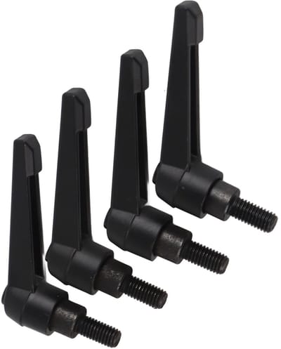 NTH products- Klemhendels Set van 4 - Verstelbare Machinehendels - M8 Draad - Roestvrij Staal - Anticorrosie - Precisie Bevestiging
