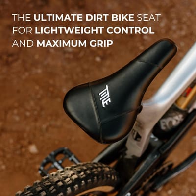 MTB Fietszadel - Mountainbike Zadel - Dirt Jumpen - Lichtgewicht Design - 282 Gram - Zwart