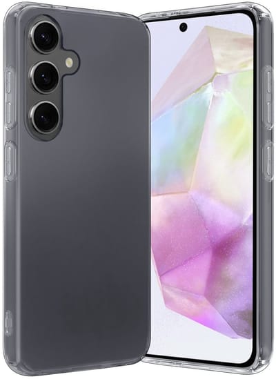 Hoes - Geschikt voor Samsung Galaxy A36 - Sterk & Shockproof - Hoesje Cover - Siliconen Case - Transparant