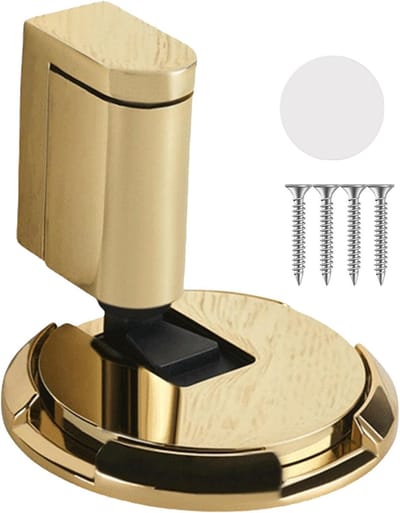 Deurstopper - Vloerstopper - Winddicht Mechanisme - In Hoogte Verstelbaar - 10-20 mm - Blauw