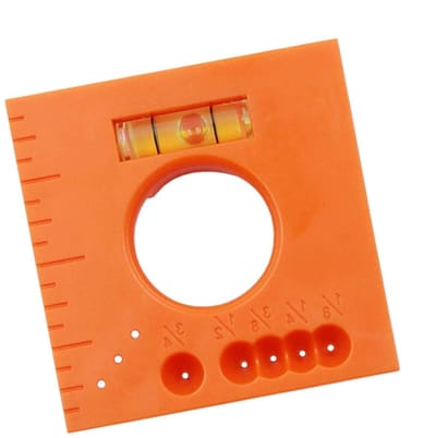 Offset Liniaal - Aftekenliniaal Houtbewerking - Lijnen Markeren - Meetmarkering 1/4 Inch Offset - 50 x 50 x 6 mm