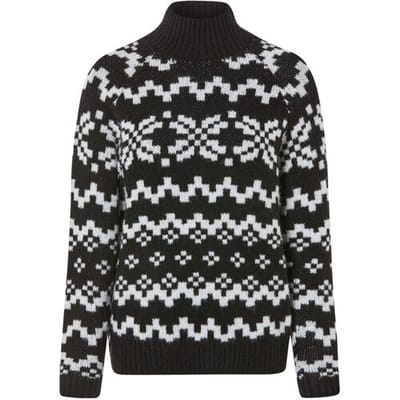 ESMARA Dames kersttrui (Zwart, XS (32/34))