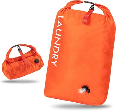 Reis Waszak - Waterdichte Opbergzak - Vuile Kleding Opbergen - Lichtgewicht Compressie - 58 x 32 cm - Oranje