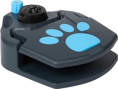 FERM Drinkfontein Hond – Waterfontein voor Honden – Met pedaal- Aansluiting op Tuinslang – Automatische Drinkbak – Altijd Vers Stromend Water