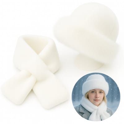 Twenty4seven® Muts & Sjaal Set Dames - Russische Bontmuts - Warme Wintermuts - Luxe Winterkleding voor Vrouwen