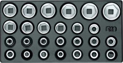 Dopsleutelset 1/2 in module