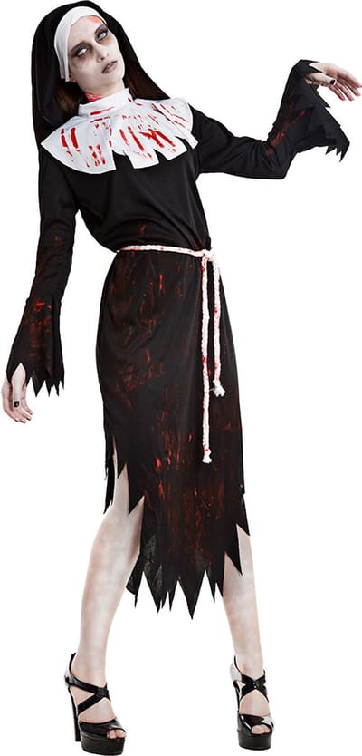 Boland - Kostuum Zombie nun (S) - Volwassenen - Zombie;Non - Halloween - Zombie - Non - Horror