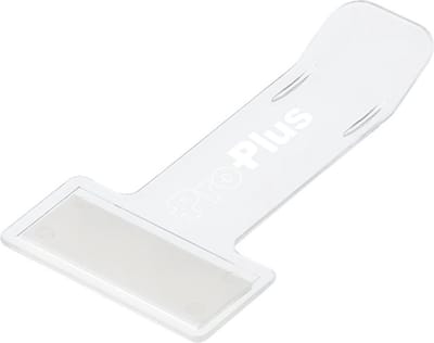 ProPlus Handige tickethouder met plakstrip - transparant kunststof - 76x40 mm