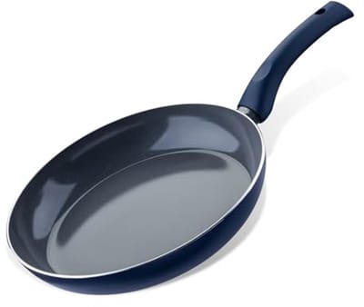 Antiaanbak braadpan 28 cm met zachte handgreep, geschikt voor inductie en PFAS-vrij